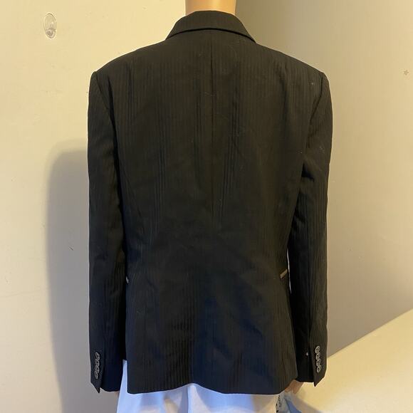 Vintage Michael Kors Wool Blend 1Button Blazer Jacket Women 10 Career Work Wear - Picture 9 of 10